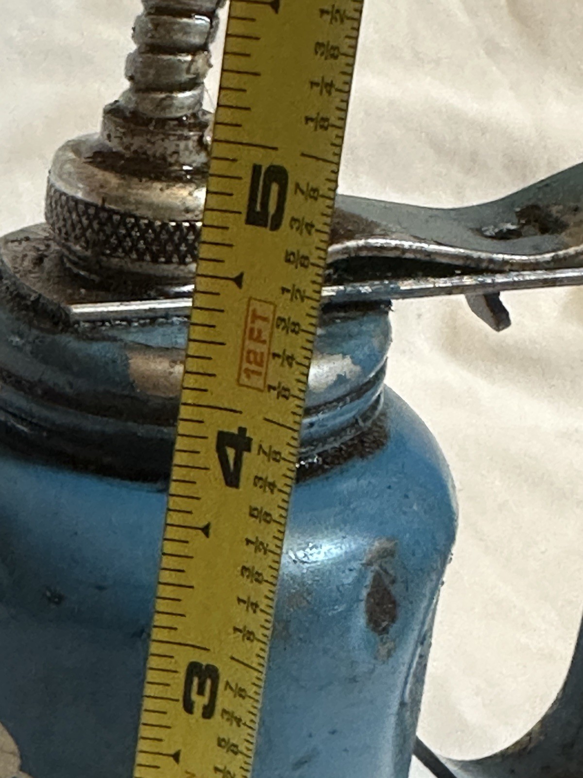 Vintage Rainbow Pump Oiler 10 oz Eagle Mfg Wellsburg WV Flexible Spout USA