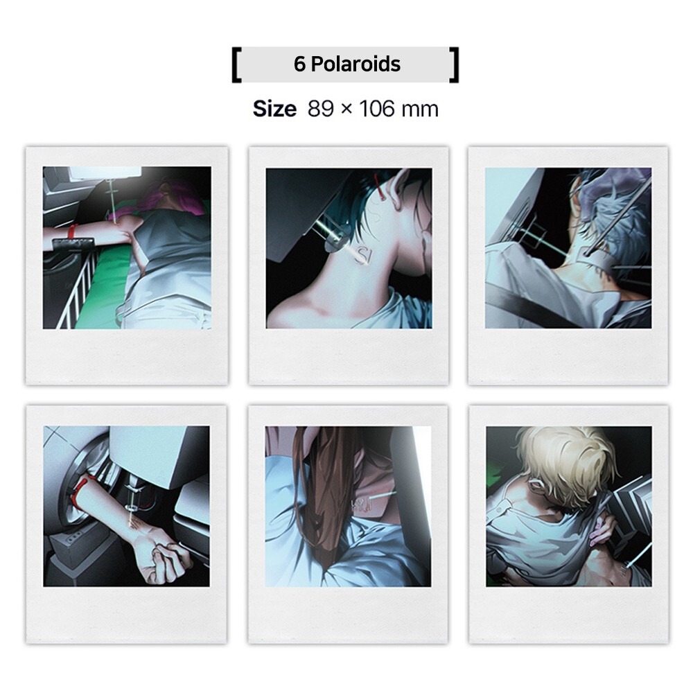 Alien Stage Official Album VOL.1 + VOL.2 Soundtrack CD Postcards Polaroid Korean