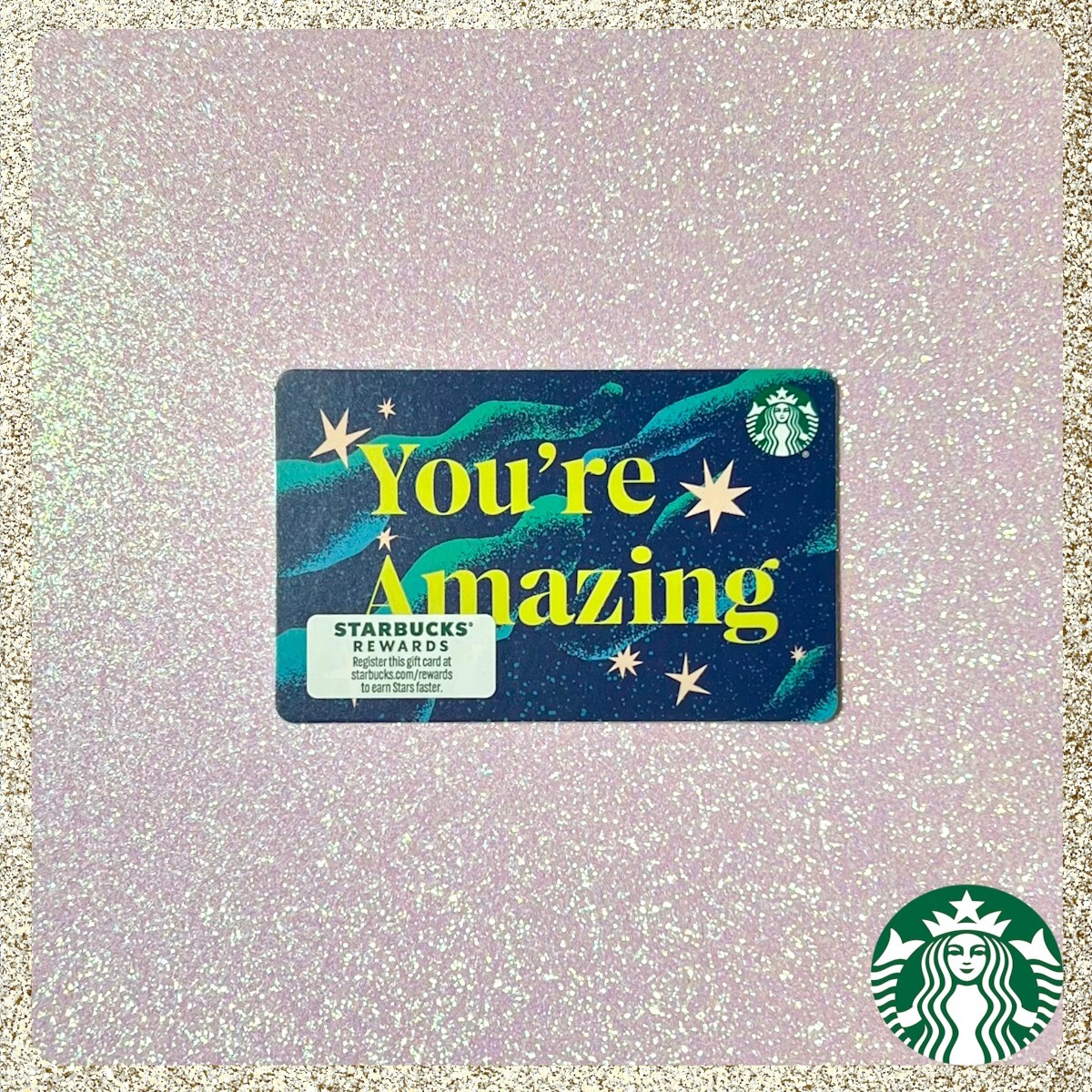 2025 Starbucks „You’re Amazing“ Appreciation Gift Card MINT CONDITION