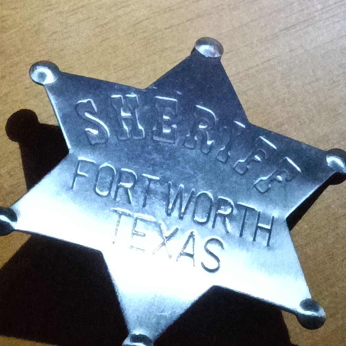 Sheriff Fort Worth Texas Star Badge – Police Organization Badge Type