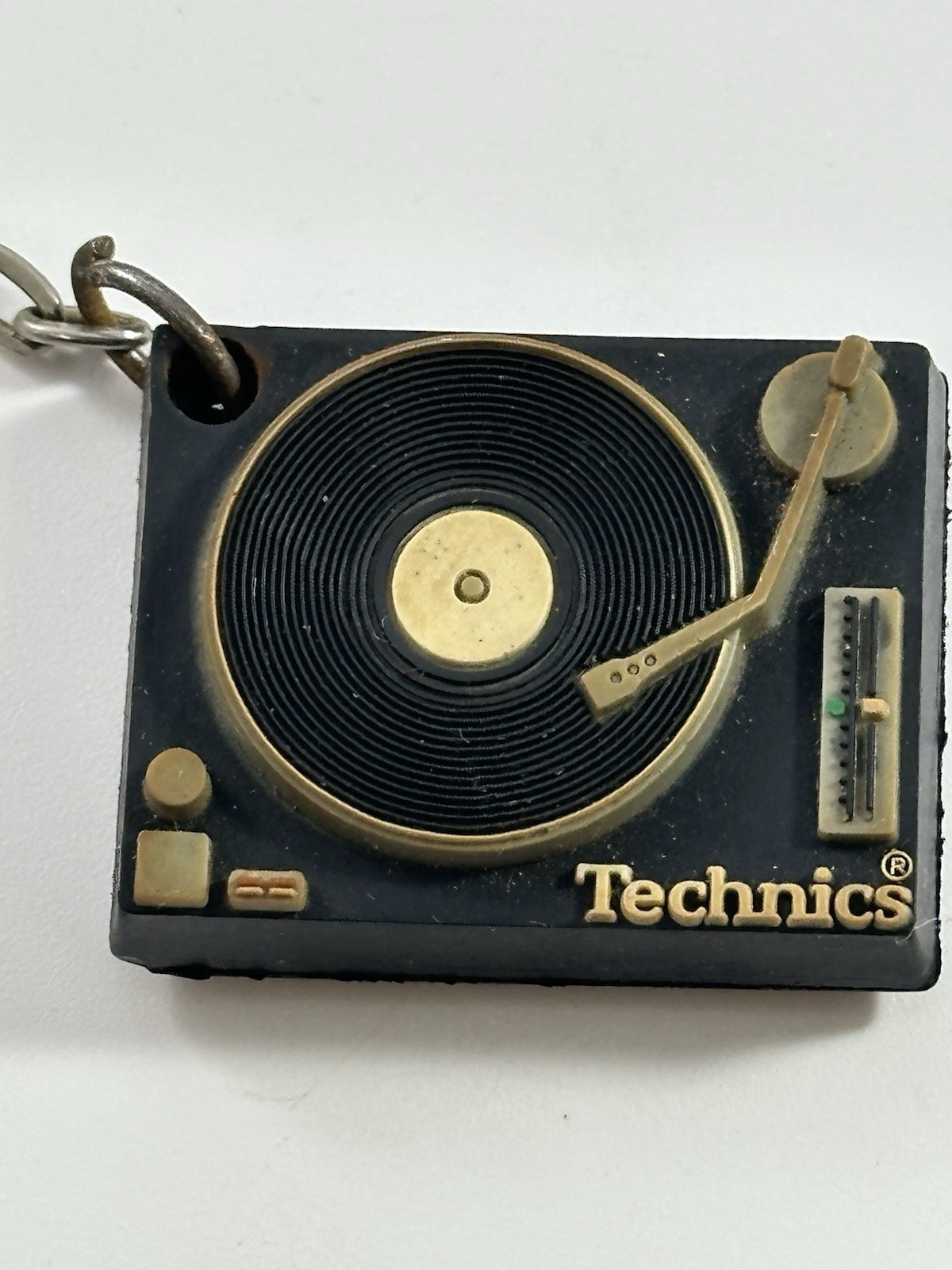 Technics 1210 Turntable Rubber Keychain DJ Record Player