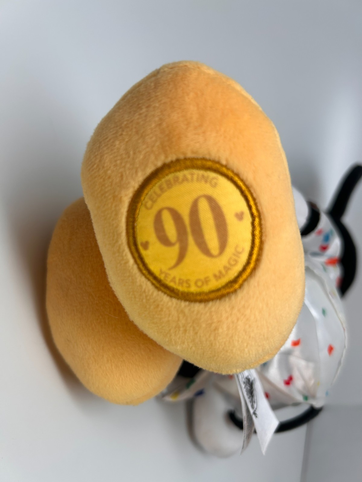 RARE Mickey Mouse 90th Anniversary Birthday Outfit Disney Parks Plush 15″
