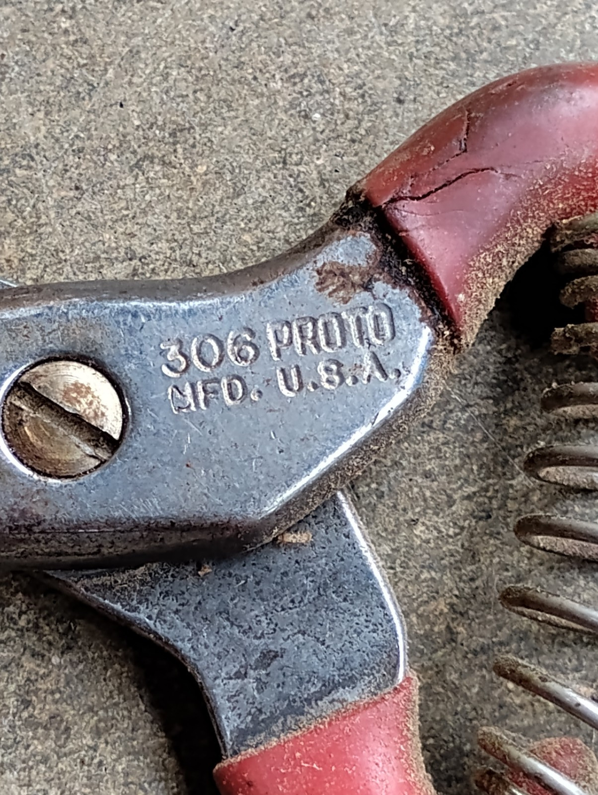 Vintage PROTO 306 Small 1″ Blade Tin Snips Metal Shears Cutters USA