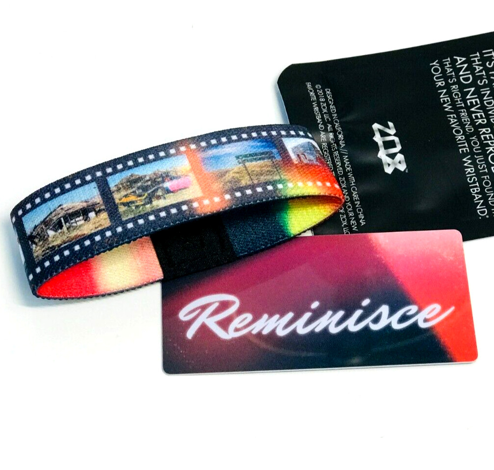 ZOX **REMINISCE** Silver Strap med Wristband w/Card New Mystery Pack