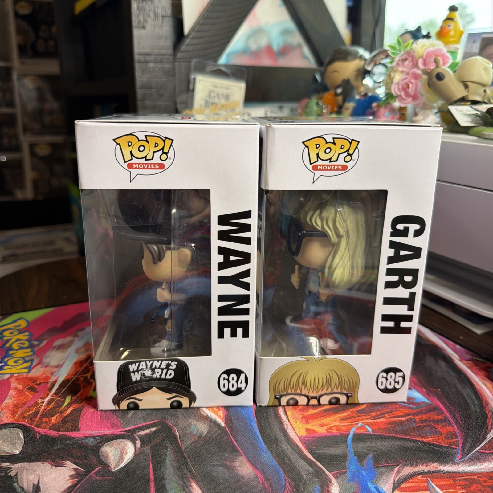 Funko Pop! Wayne’s World – Wayne(684) & Garth(685)- Vaulted NICE BOXES 🔥🔥