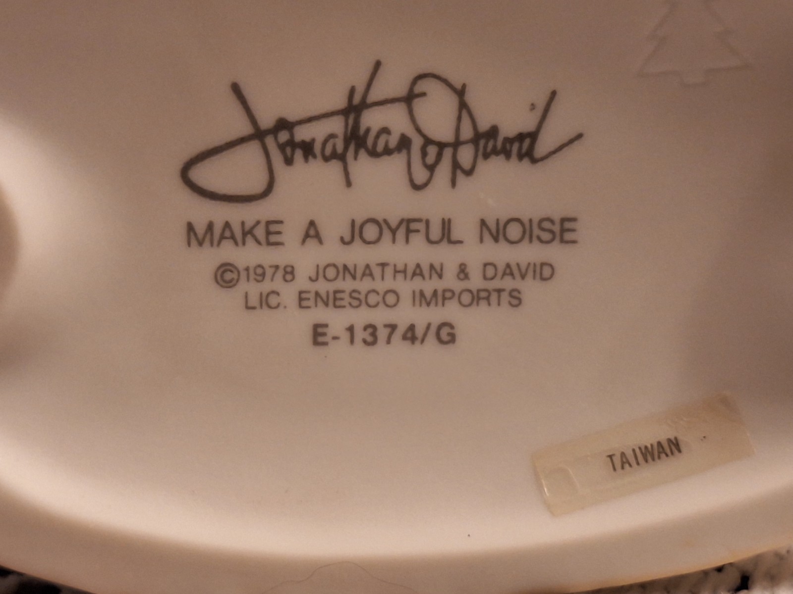 Precious Moments „Make a Joyful Noise“ E-1374/G 1978 Original 21 Girl & Goose