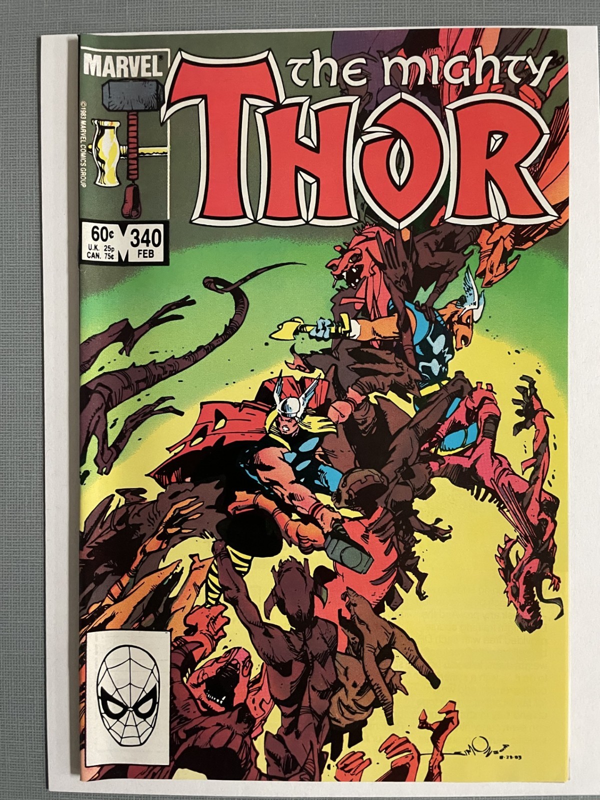 THOR #340 NEAR MINT UNREAD COPY Beta Ray Bill / Walt Simonson Marvel Comics 1984
