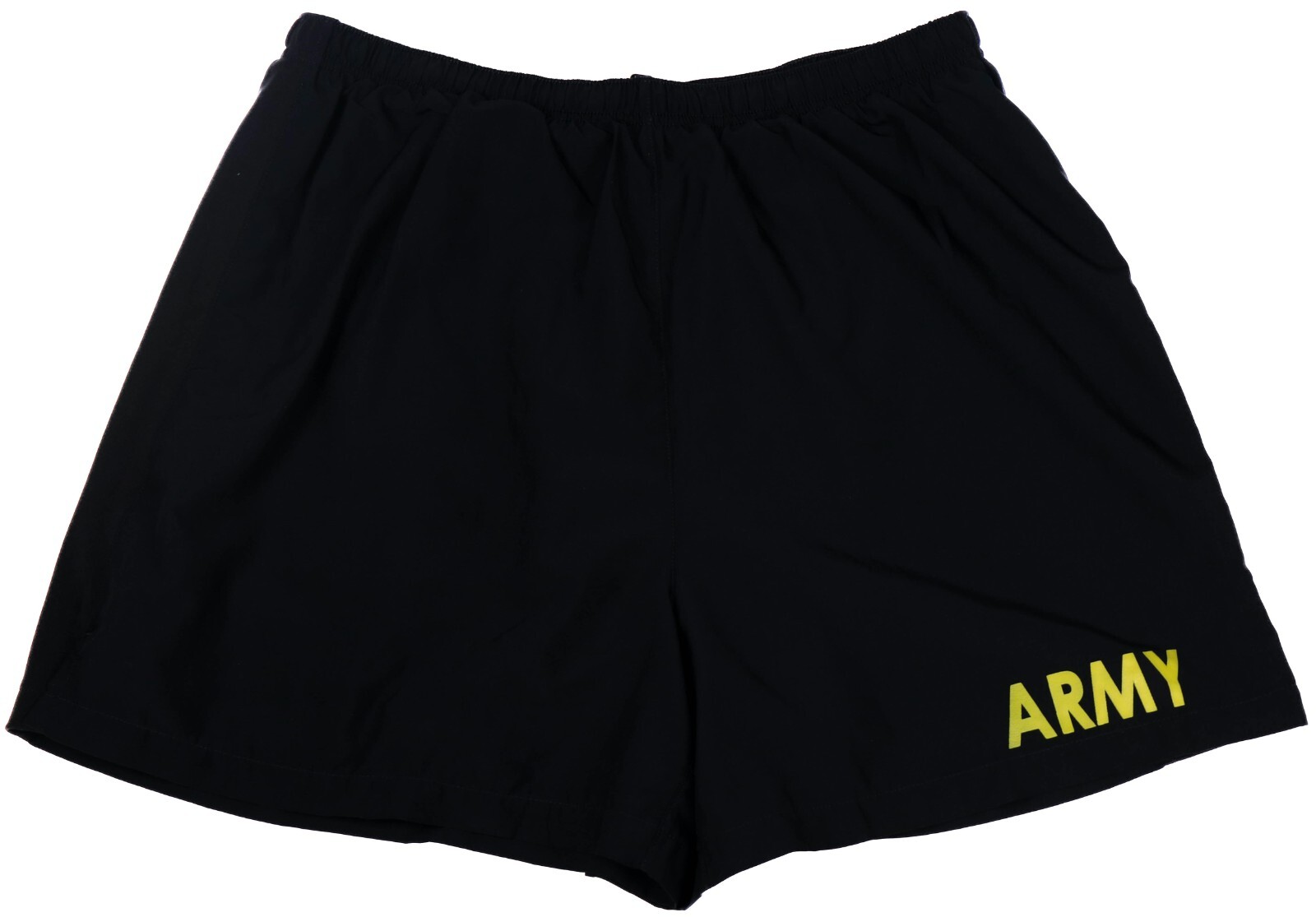 MEDIUM – Men’s APFU Shorts Army Black and Gold PT Physical Fitness Shorts Trunks