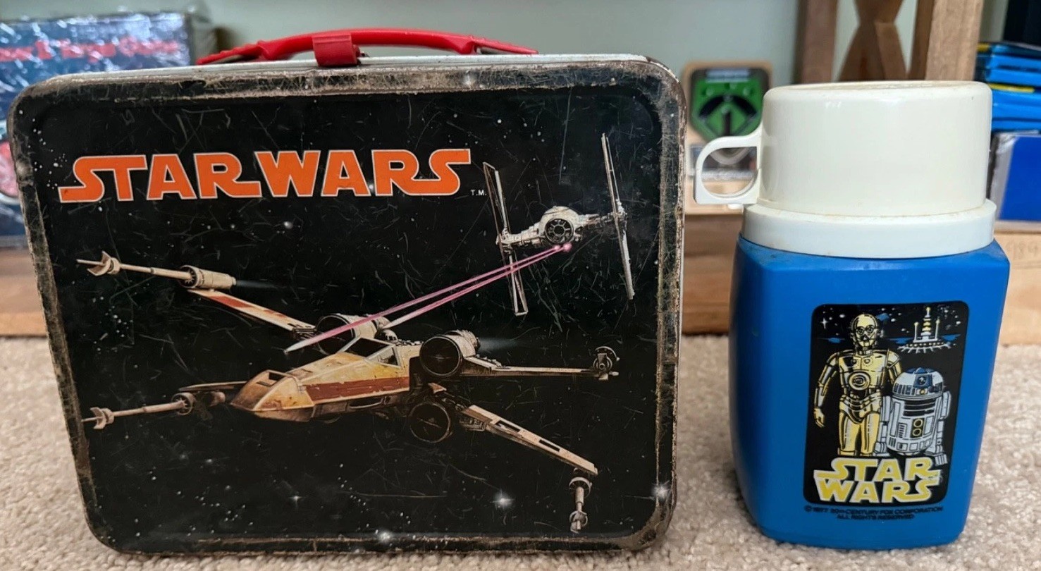 Vintage 1977 Star Wars Lunch Box & Thermos