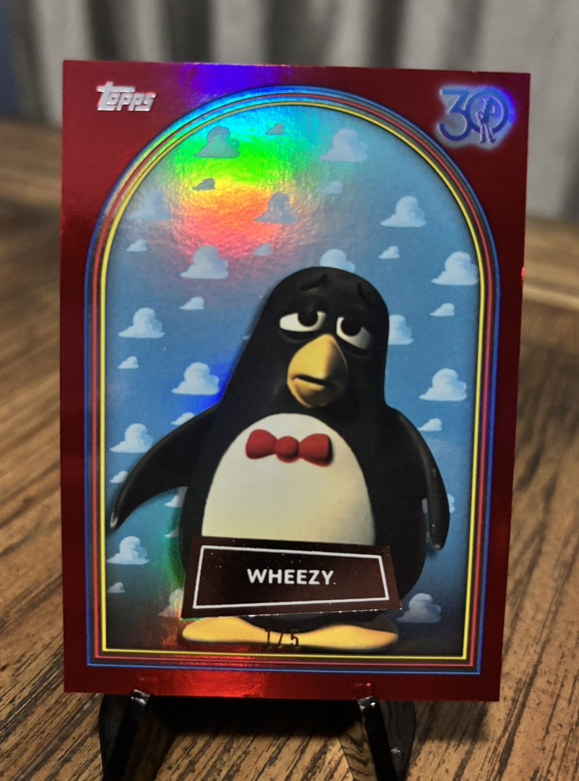 2025 Topps 30 Year of Toy Story Wheezy RED 1/5 (first on the print) #55