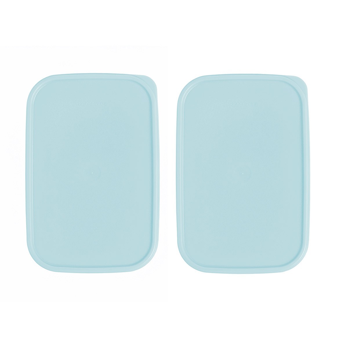 SALE! NEW! 2 Tupperware Modular Mates BLUE RECTANGLE Replacement LIDS ONLY