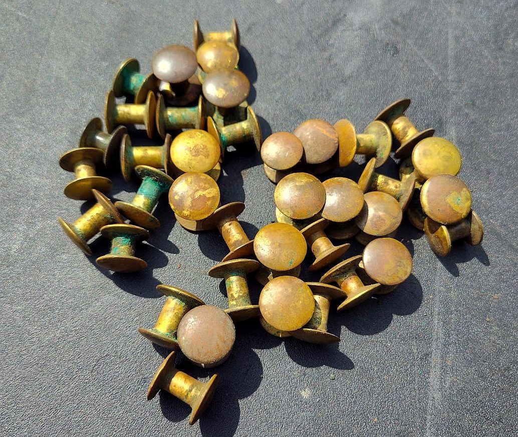 Scarce Original Indian Wars/Span Am War Trapdoor/Krag Rifle Sling Button Stud