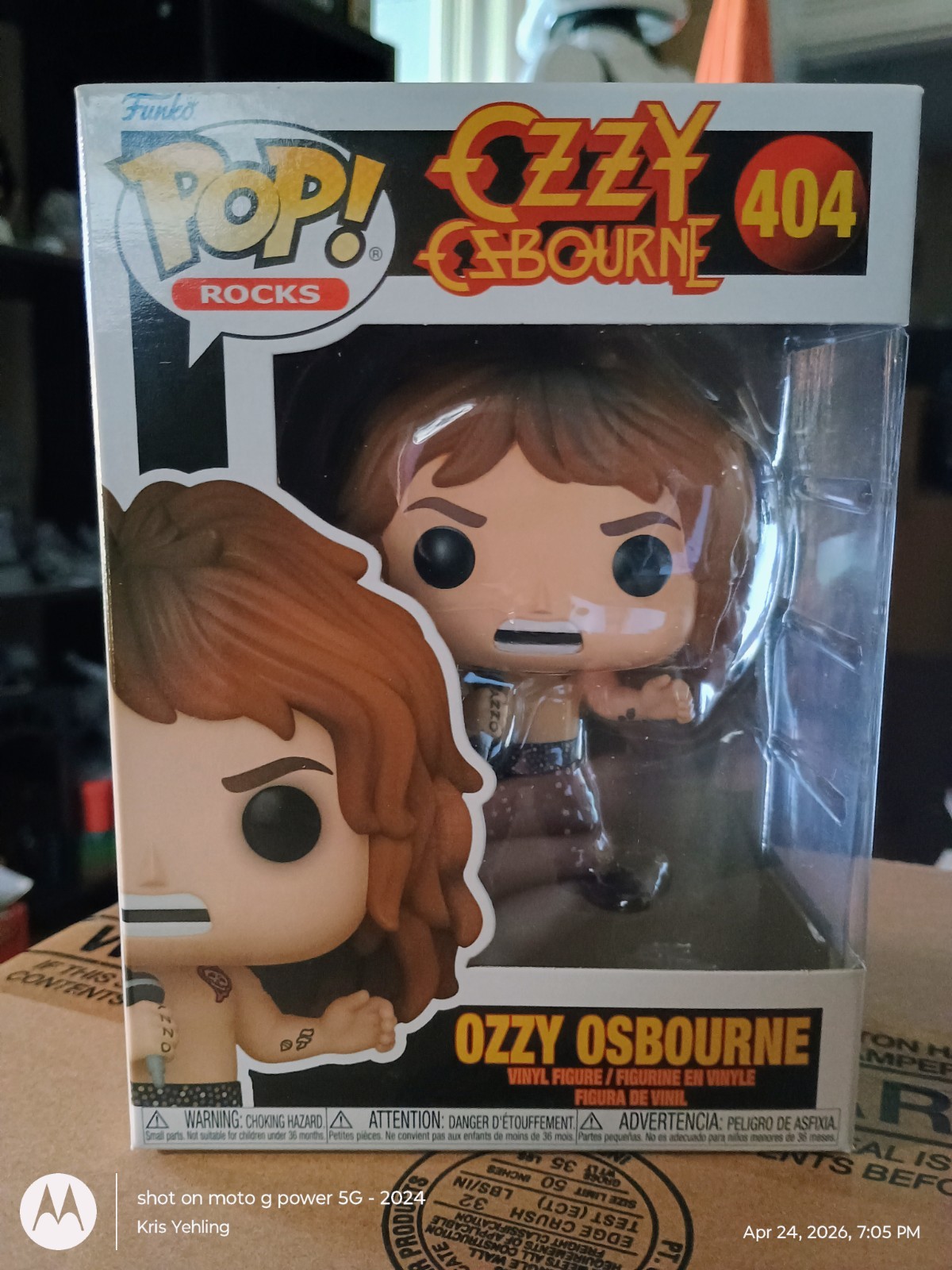 Funko Pop! Rocks – Ozzy Osbourne (1989) #404 Mint Ships Now with Protector