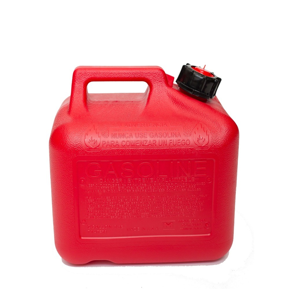 Auto Shut off Gasoline Can, 2.6 Gallon Capacity 2310-4, Red in Color