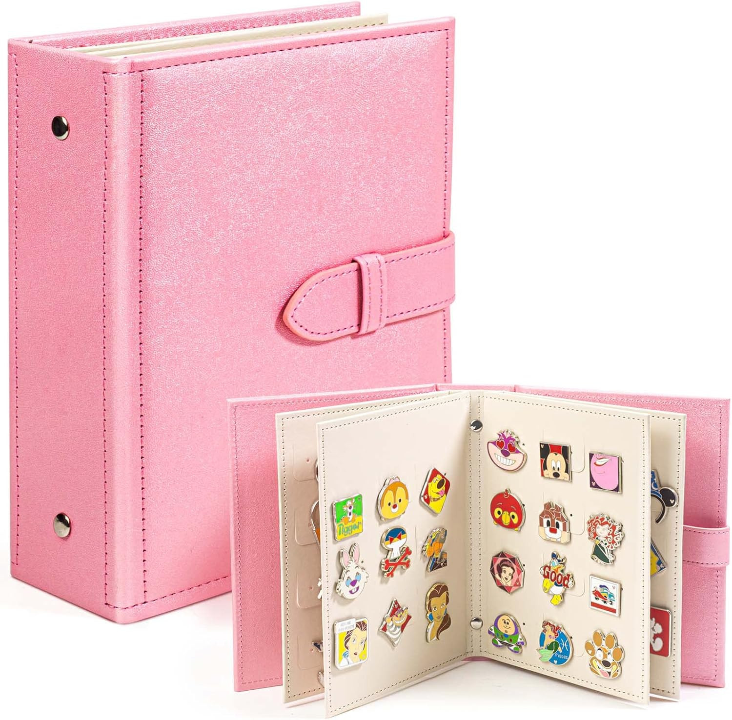 Enamel Pin Display Book, Portable Pin Trading Book, to Display and Trade Your Co