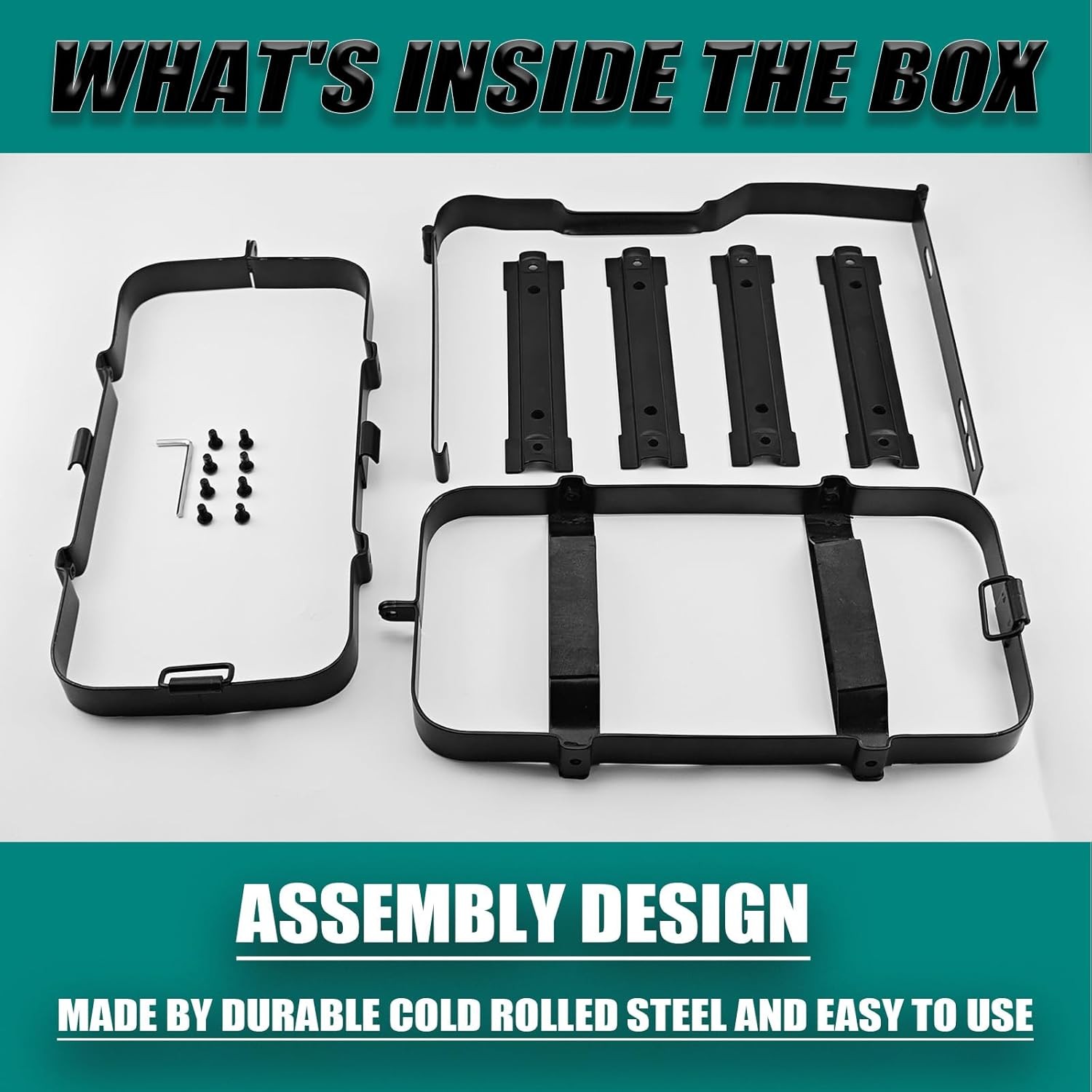 Water Jerry Can Holder & Mount Bracket/truck bed Set (5 Gallon/20L) – Reinforced