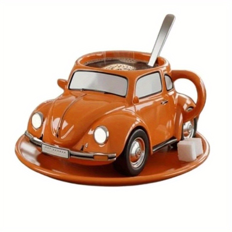 Beetle Shaped Coffee Mug Beetle Shaped Cup Unique Car Shaped Cup Large Capacity