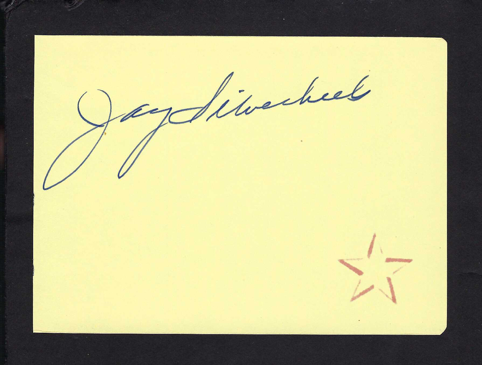 Jay Silverheels signed album page GRAD Authentication Tonto in „The Lone Ranger“