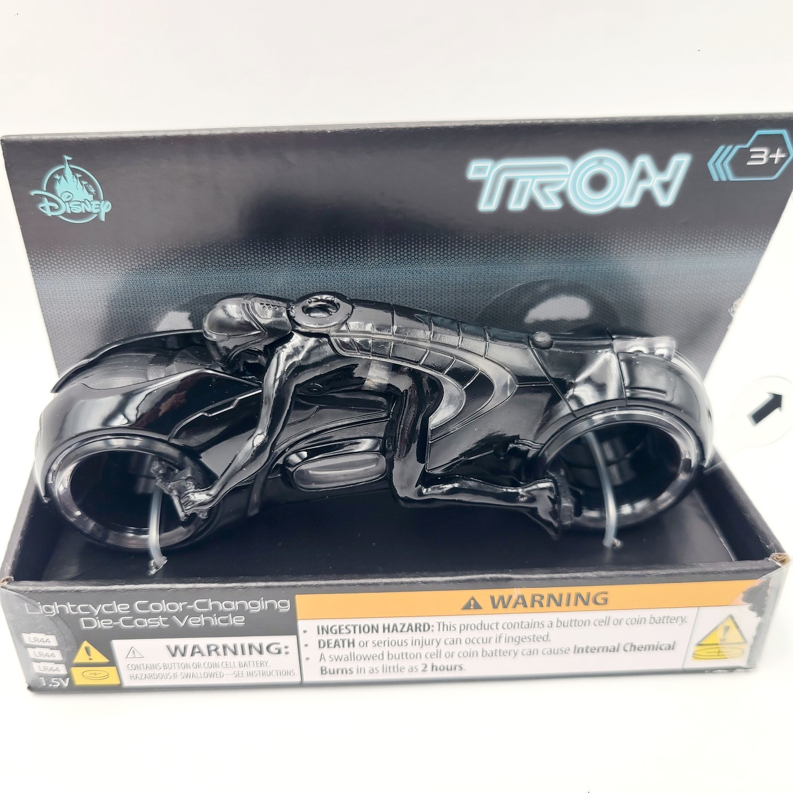 NEW Walt Disney World Parks Tron Lightcycle Color-Changing Die-Cast Vehicle Toy