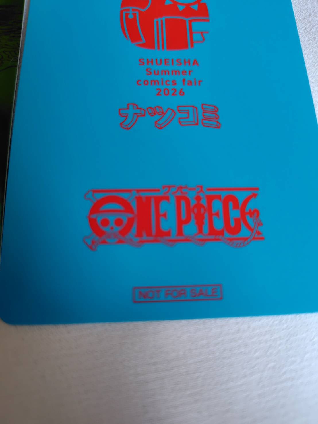 One Piece NatsuComi Metakira Card 2026 Eiichiro Oda Summer Comics Fair AA