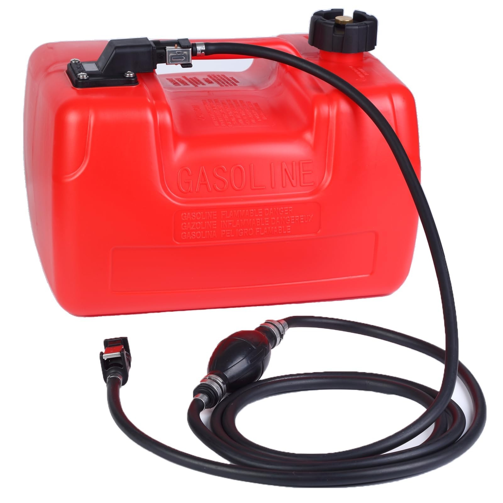 6 Gallon /24L Portable Gas Can Fuel Tank Container Spare Storage For Marine Boat