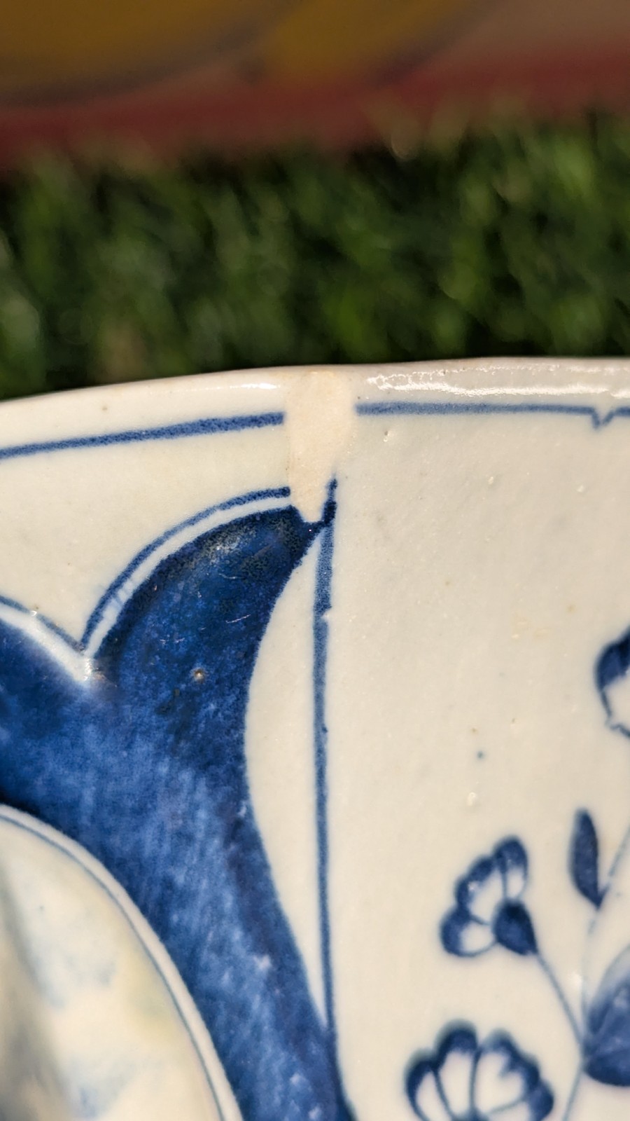 Vintage Antique Vase Signed Delft Blue 501 Village Boats & Flowers 9.5″ in READ!