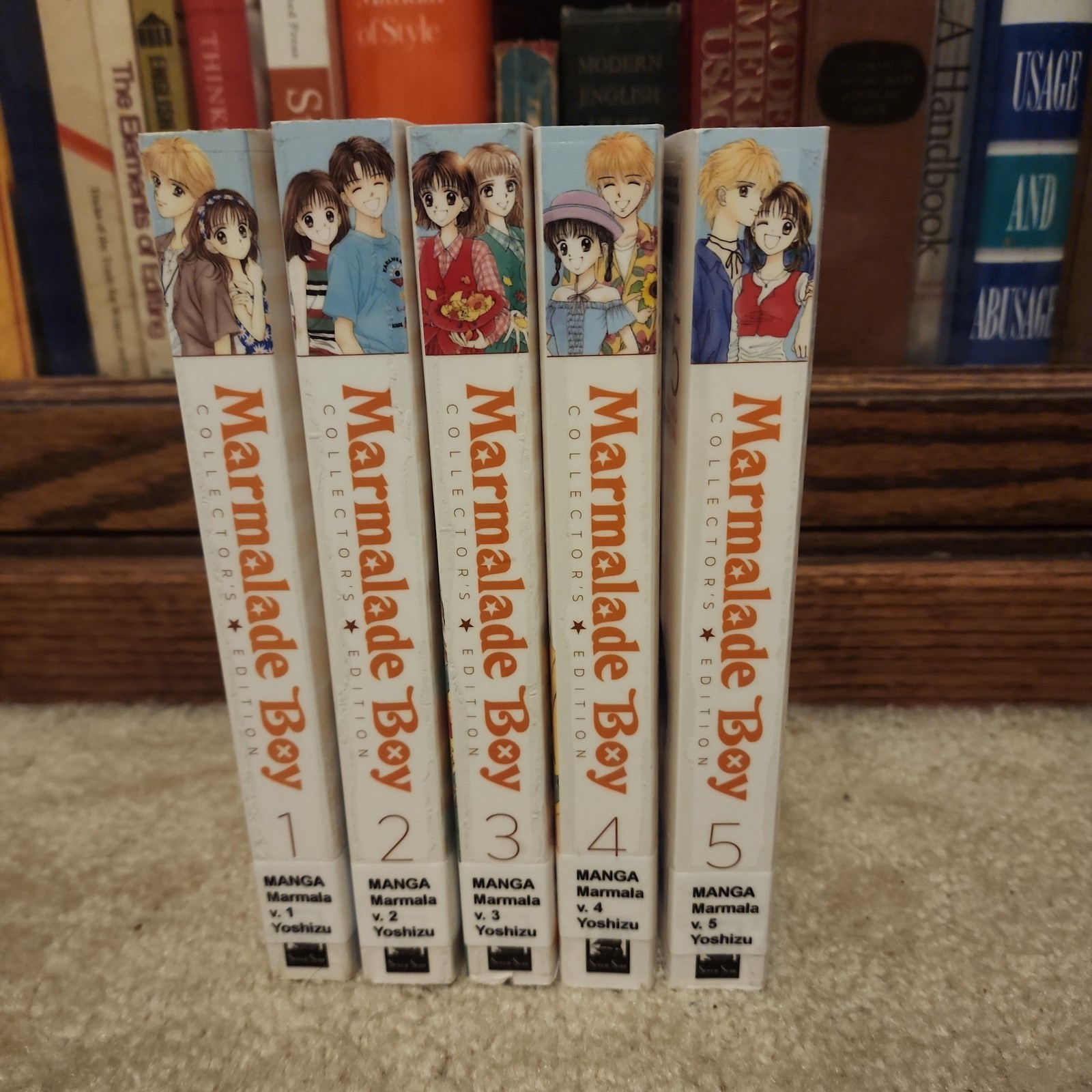 Marmalade Boy: Collector’s Edition Manga Vols 1-5 COMPLETE English Ex-Library