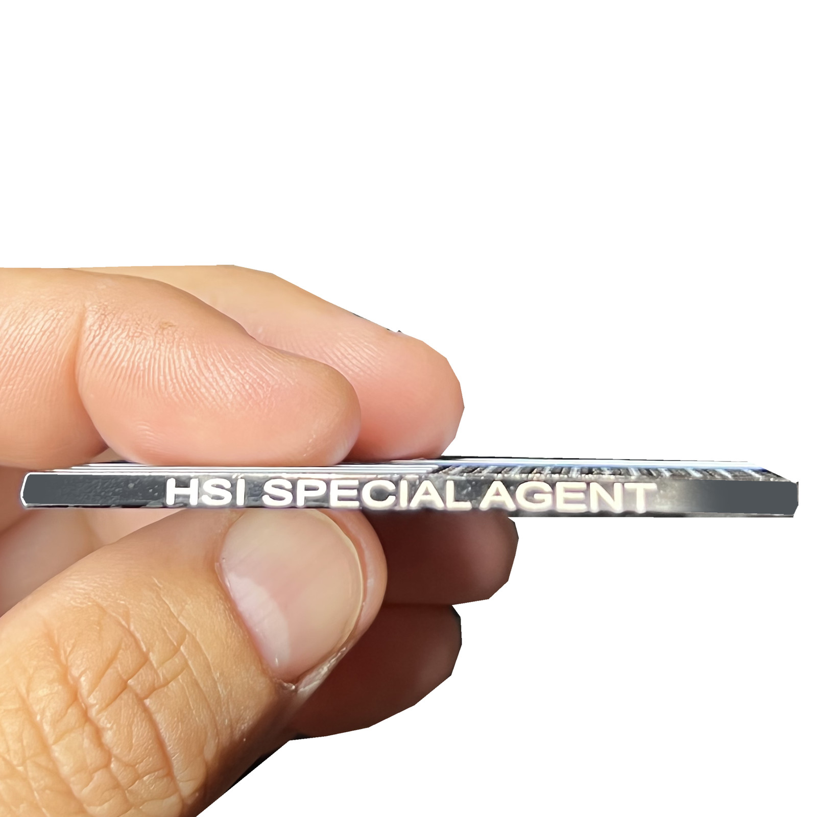 EL11-003 HSI Special Agent Police Gang Unit Challenge Coin Blue Line American Fl