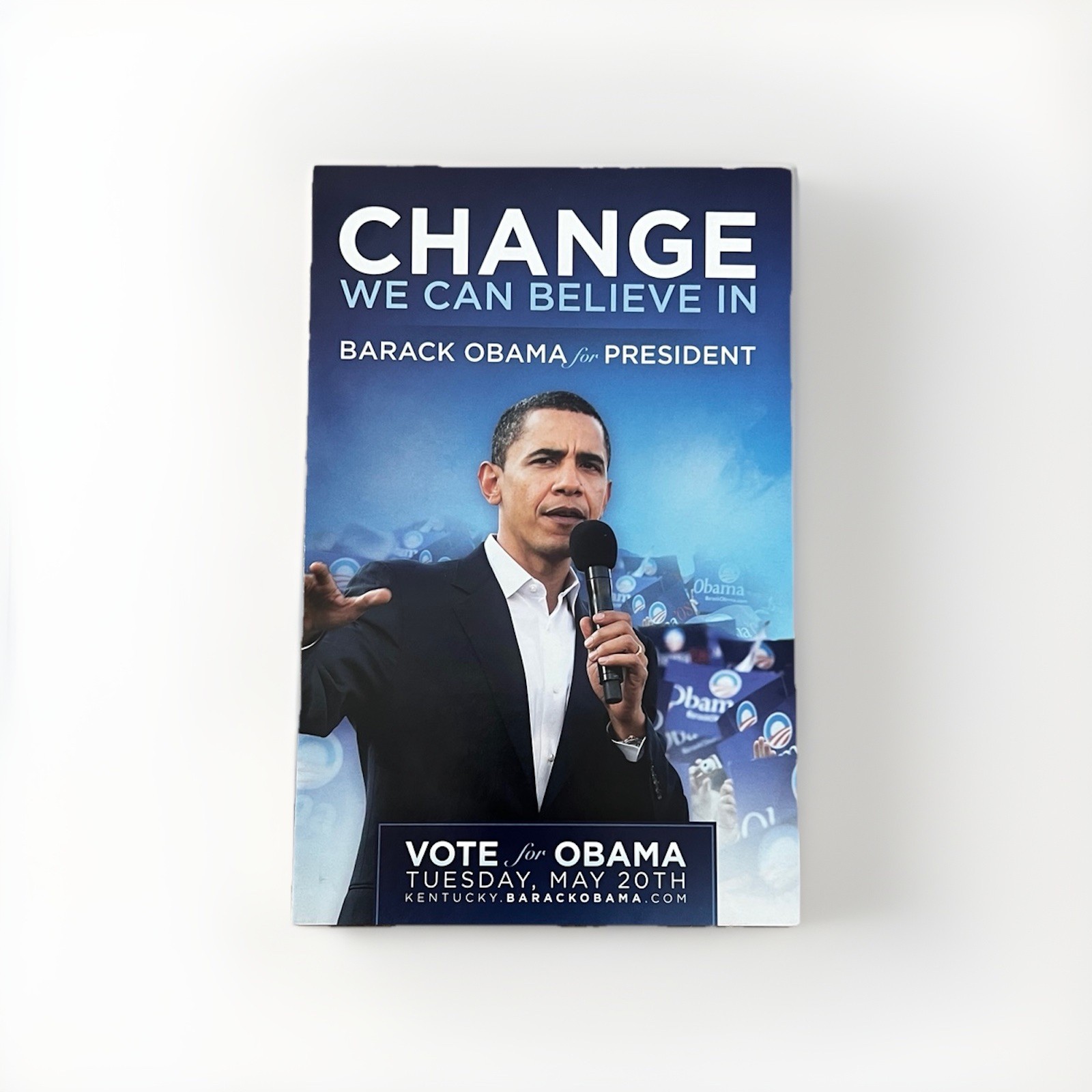 Original Barack Obama for President Campaign Flyer