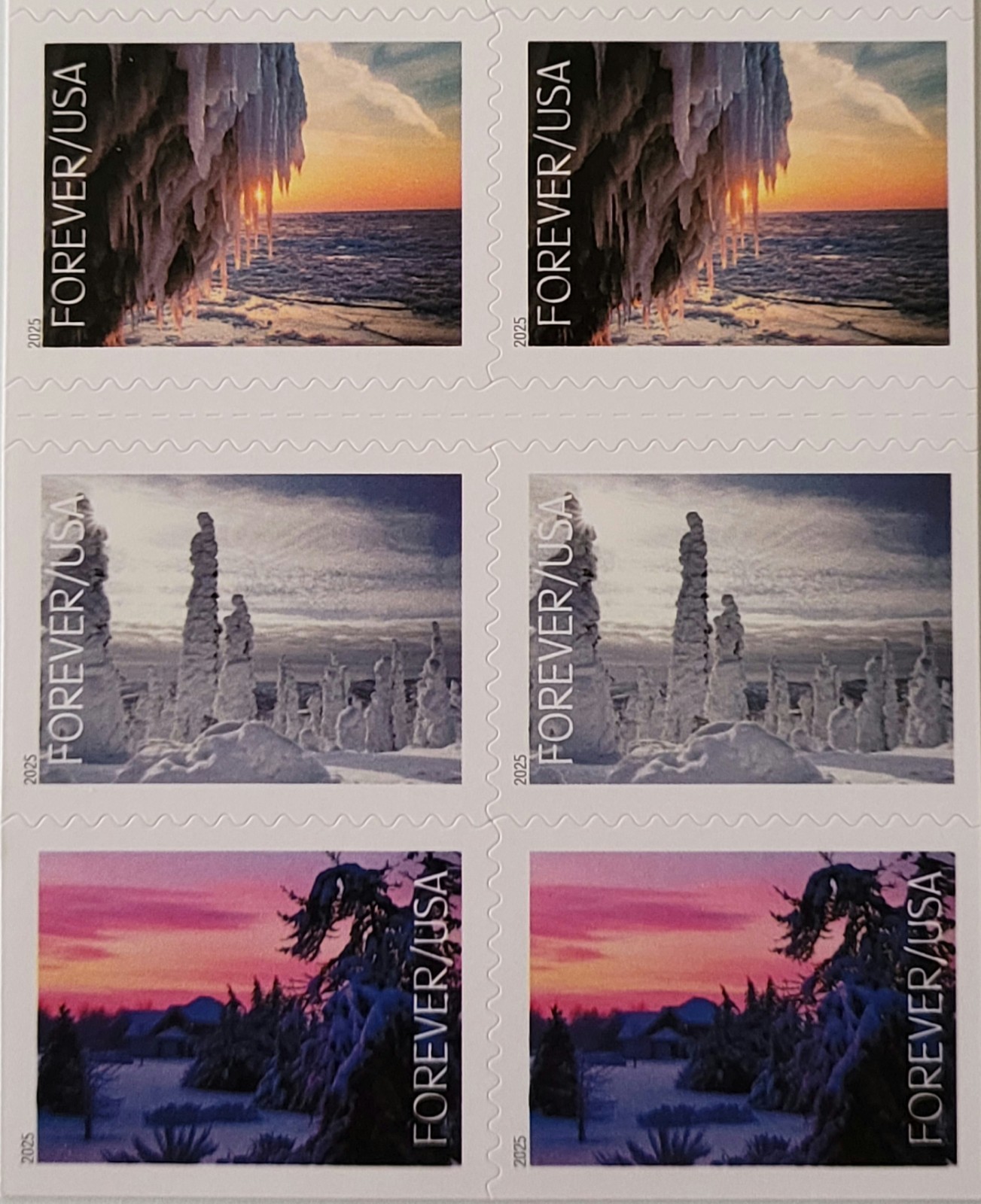 2025 BOOK PANE OF 20 FIRST CLASS LETTER STAMPS
