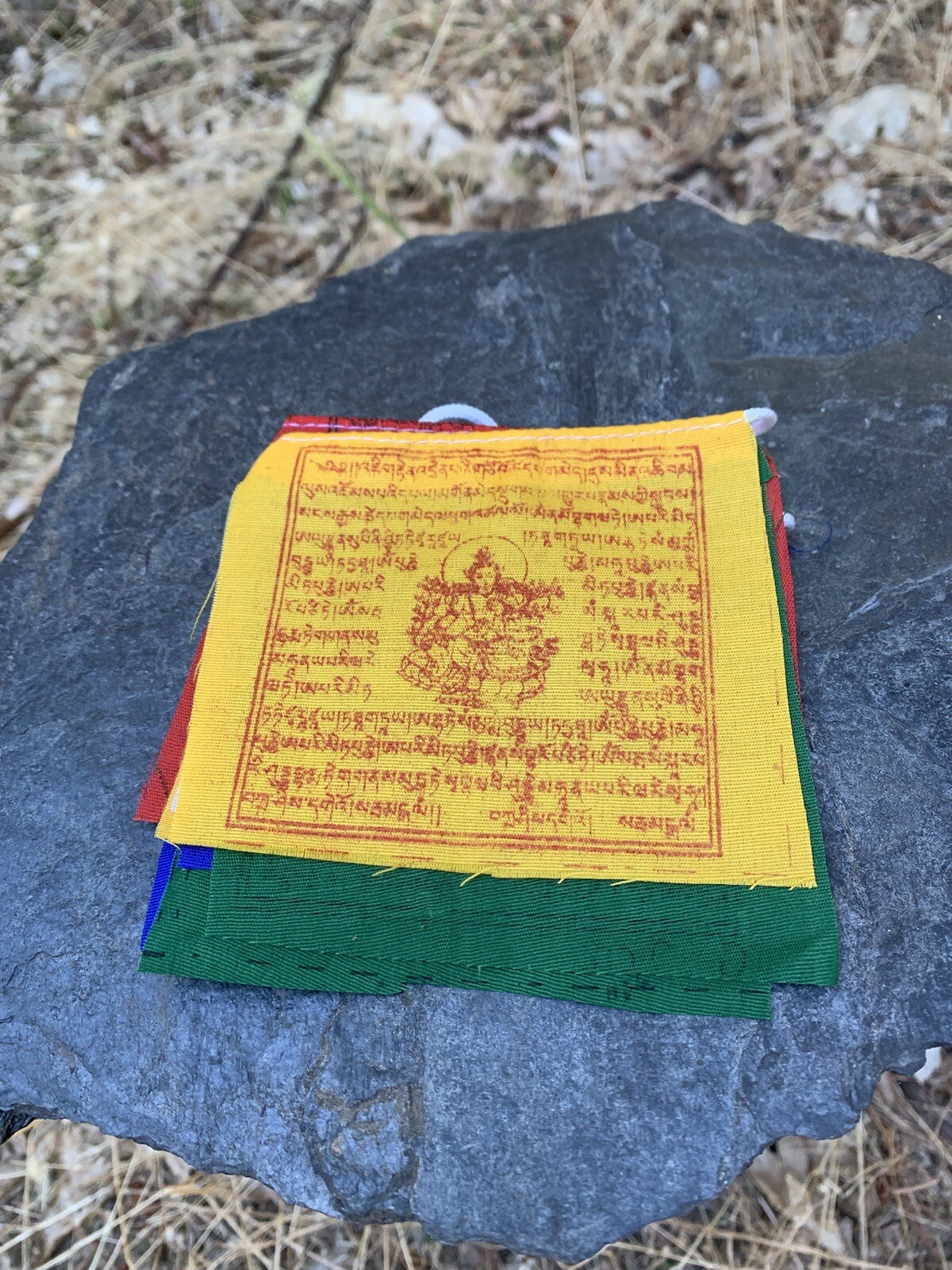 Tibetan Buddhist Prayer Flags Handmade in Nepal Mini Prayer Flags plus 1 FREE