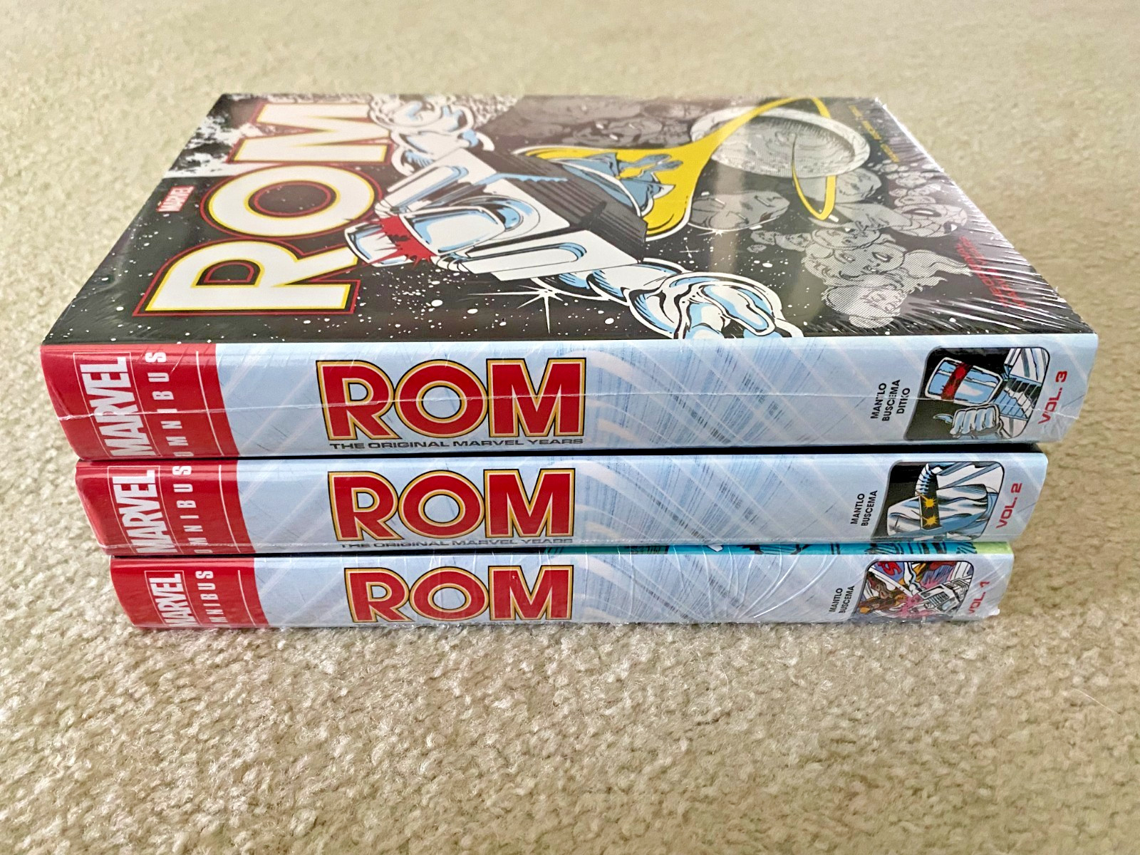 ROM The Original Marvel Years Omnibus vols 1-2-3 LOT SET DM Cover X-Men SEALED