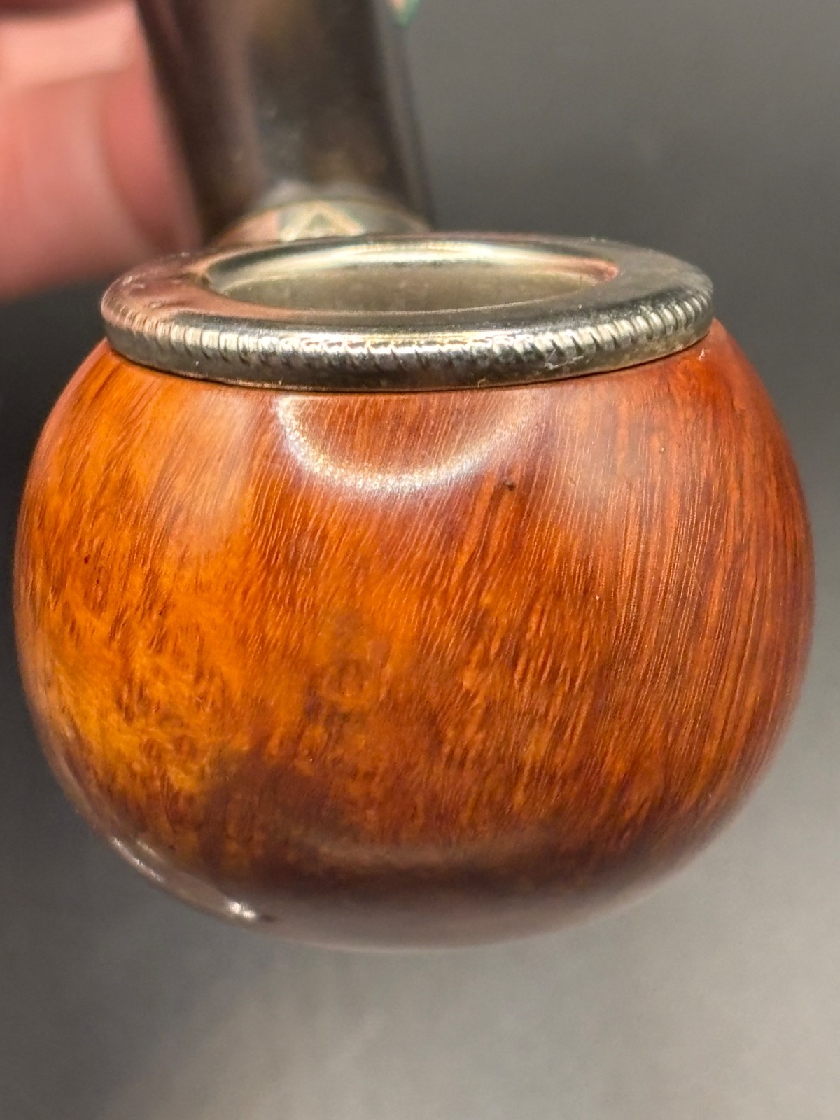 STUNNING!!! Brebbia Golden-Extra 602 Smooth Bent Tomato 6mm Italian Estate Pipe