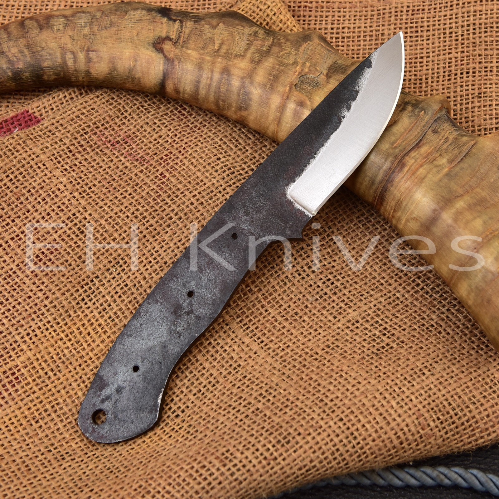 8 INCH CUSTOM FORGED 1095 CARBON STEEL HUNTING SKINNING BLANK BLADE KNIFE 225