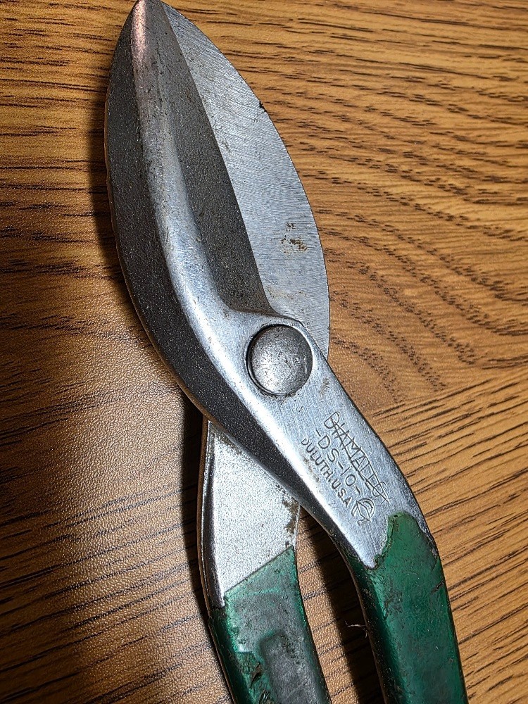 Diamalloy USA DS-10 Forged Tin Snips Cutters Metal Shears Vintage Diamond &MORE