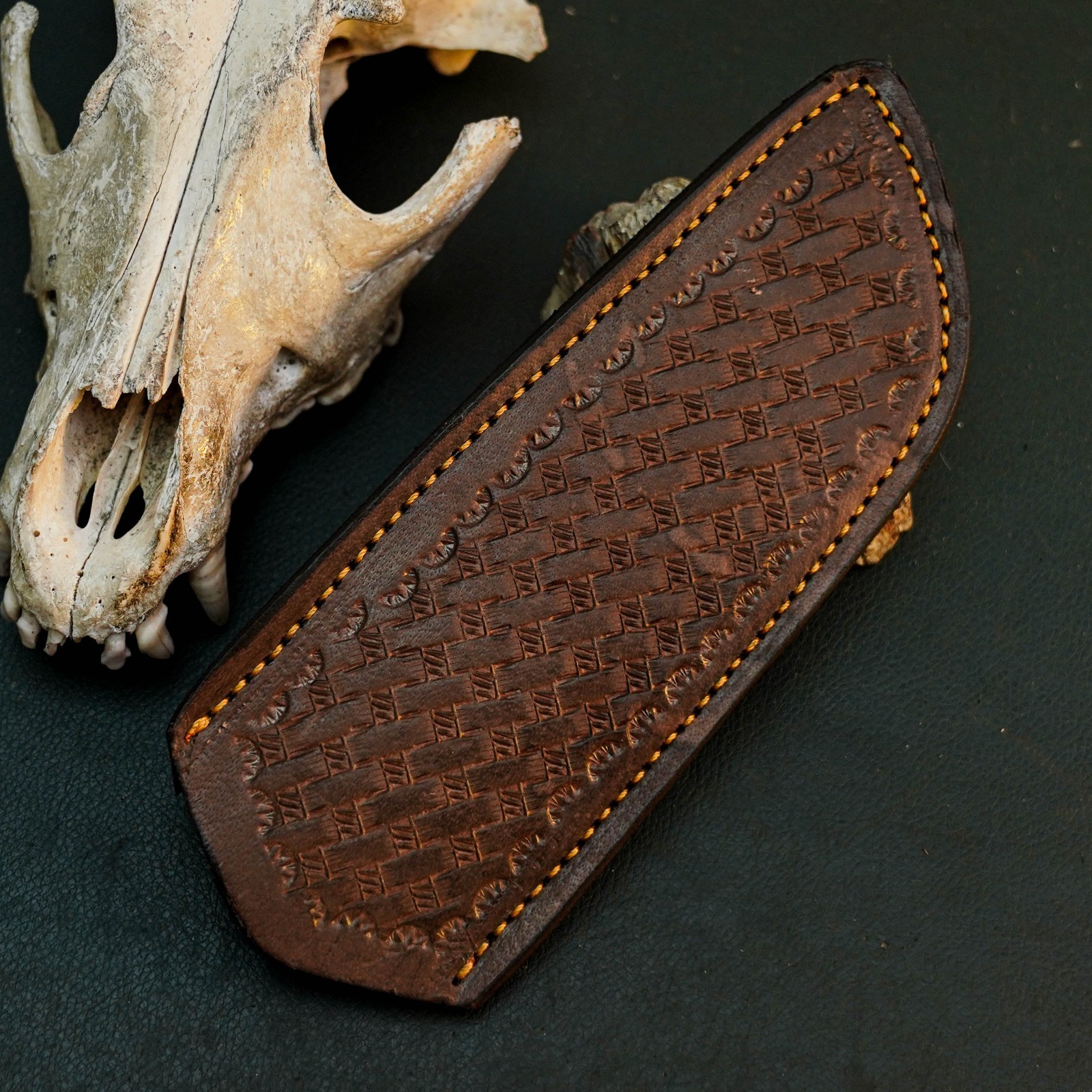 9.0″ Tactical Hunting EDC Knife Handmade Full Tang Resin Handle + Sheath