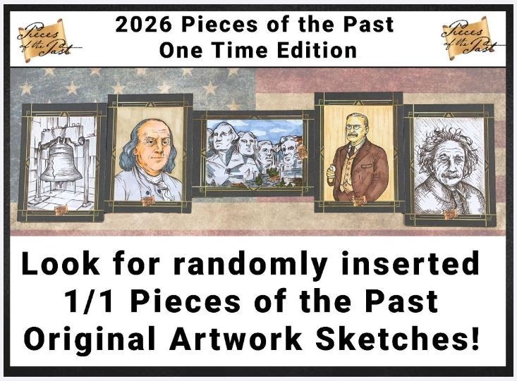 2026 Pieces of the Past One Time Series 1 Edition Hobby Box NEW RELEASE IN STOCK