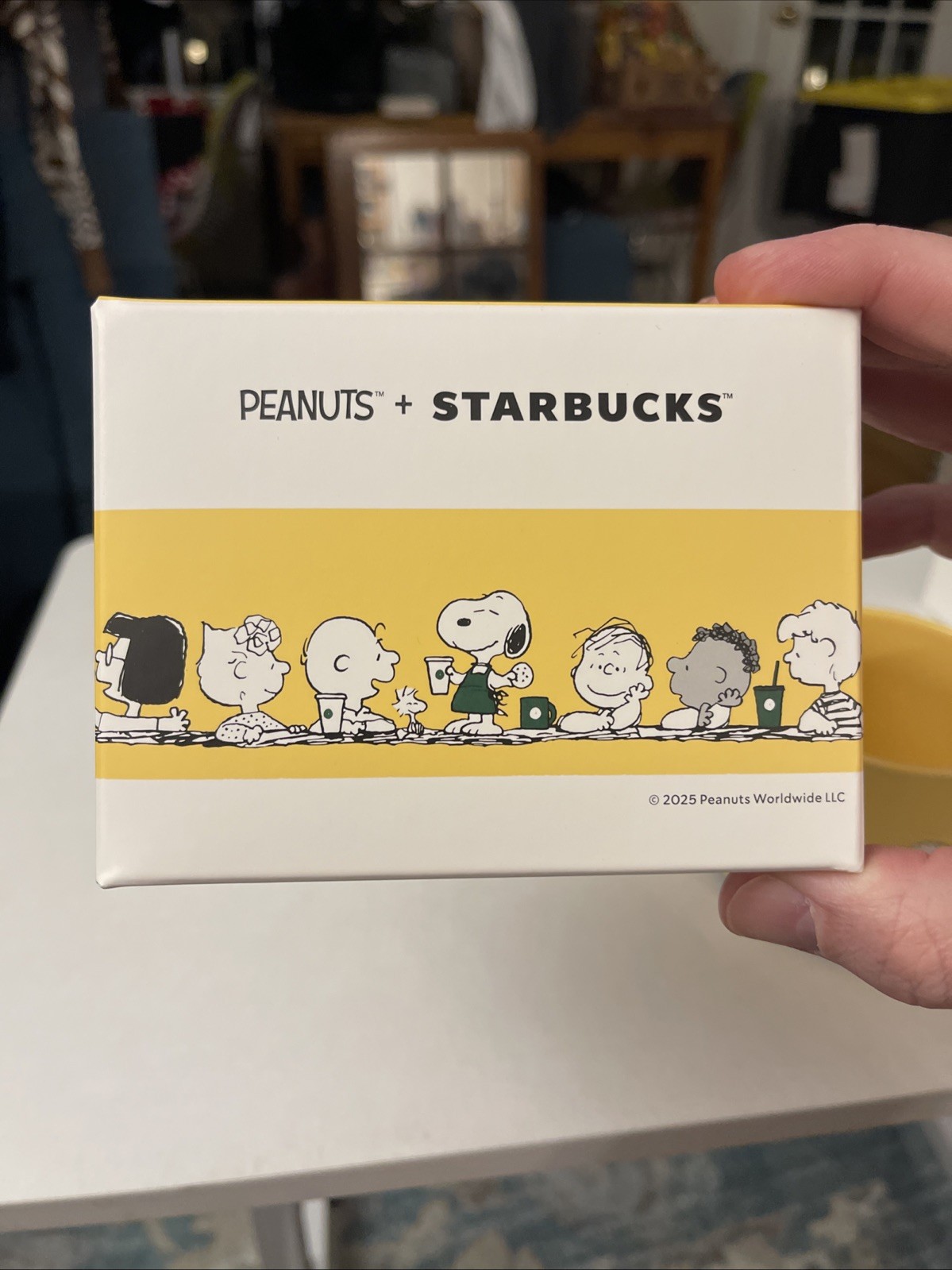 Starbucks x Peanuts Yellow Ceramic Mug 14 fl oz (2025) w/ Original Box