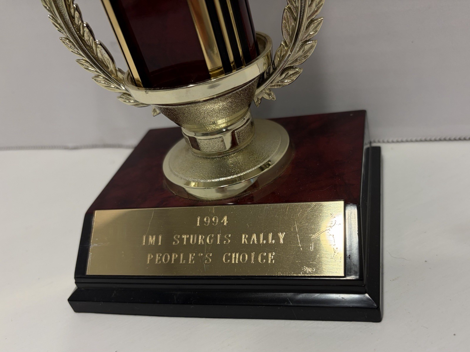 1994 IMI Sturgis Rally People’s Choice Motorcycle Bike Trophy
