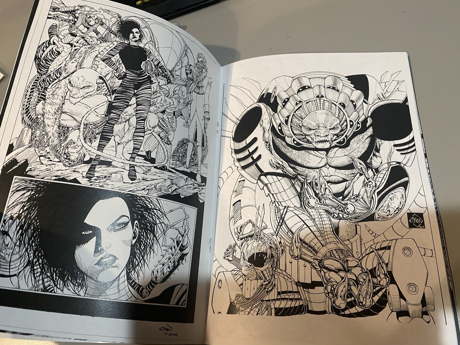 NEW! ETHAN VAN SCIVER Our Struggle 2018-2026 sketchbook! CYBERFROG Signed #d 200