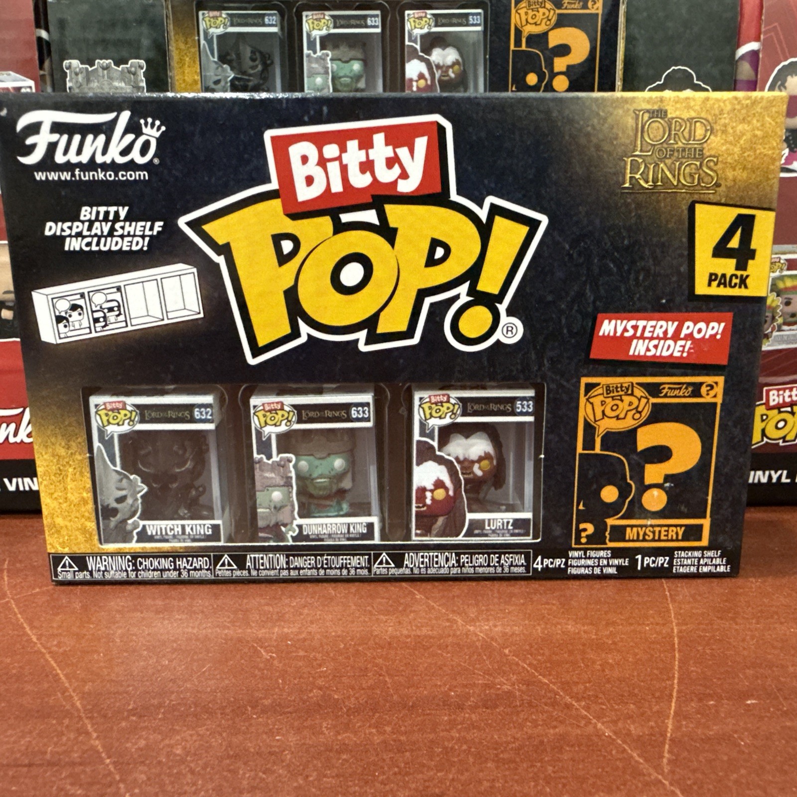 FUNKO BITTY POP!: Lord of the Rings – Witch King 4PK [New Toy] Vinyl Figure