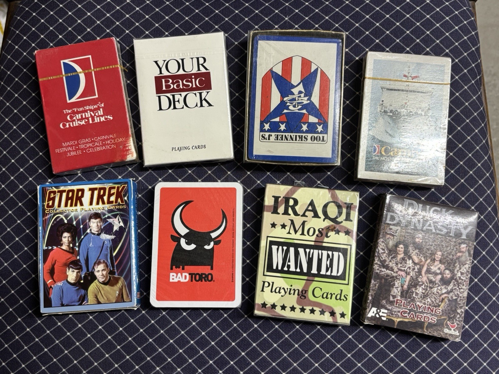 Playing Card Decks Lot of 8, Modern (1970-Now) Star Trek – Duck Dynasty