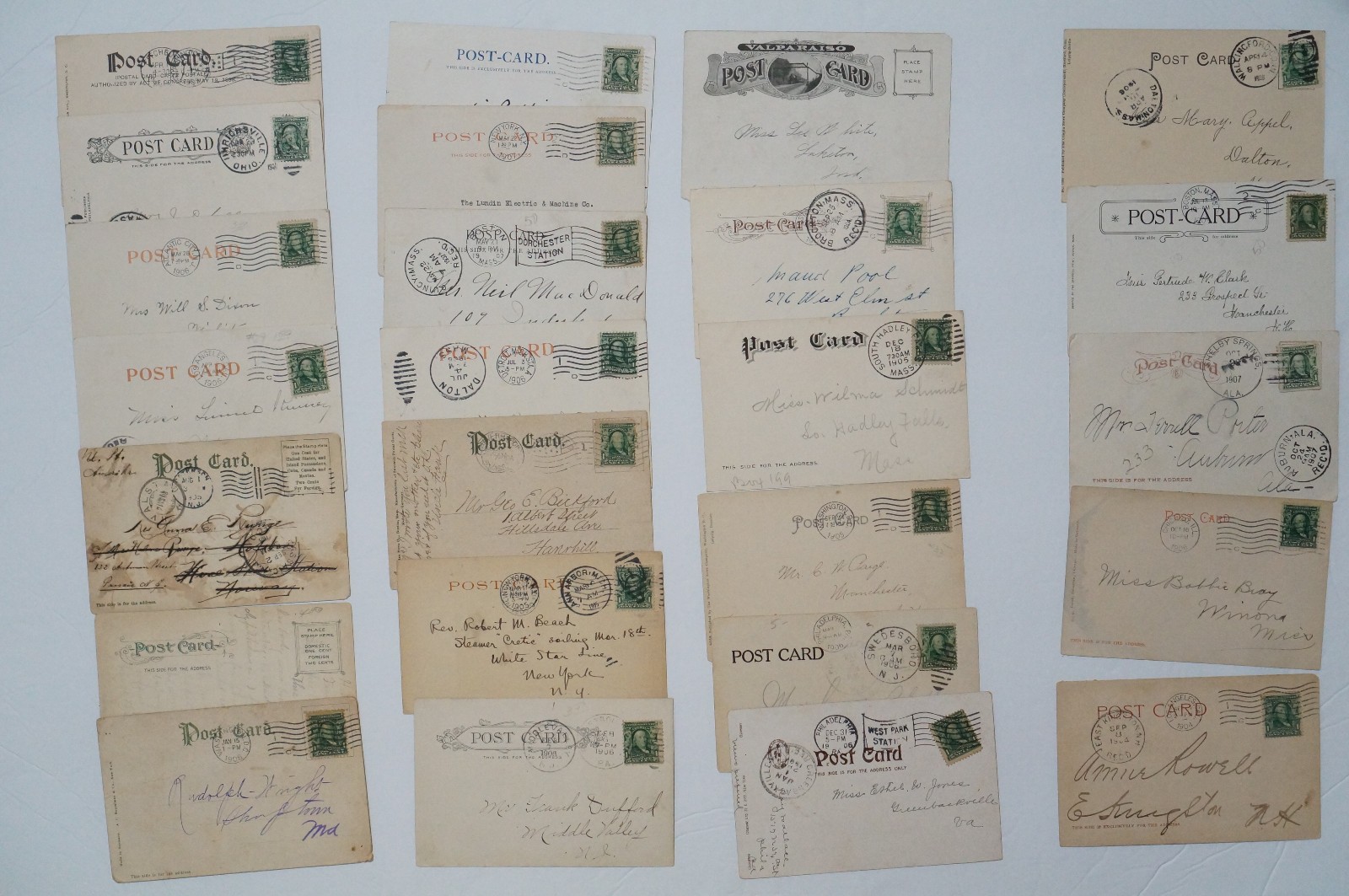 Postcard LOT 95 UNDIVIDED BACK Antique Old Post Cards United States Vintage Huge