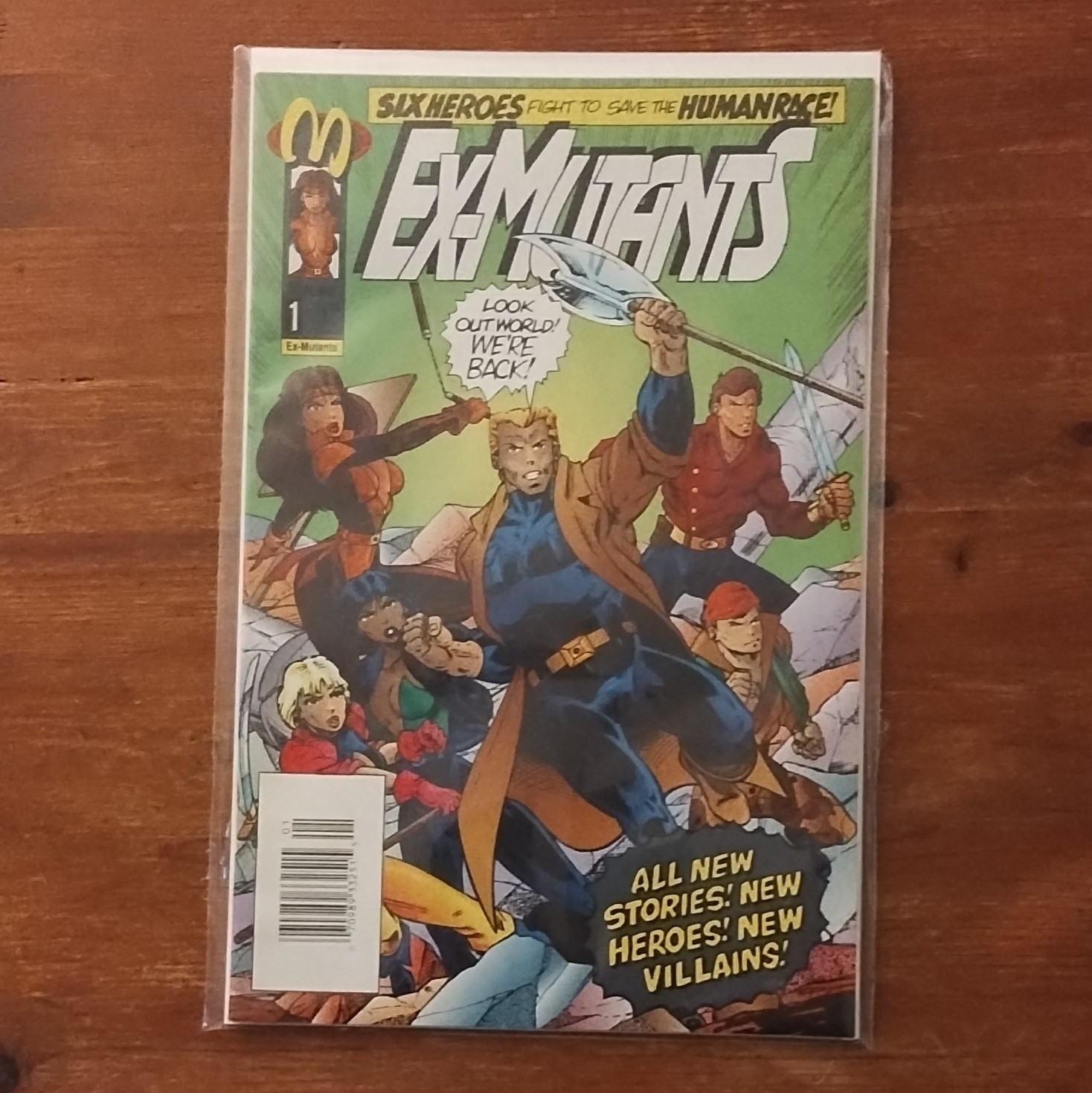 ex-mutants #1 single issue color comic book single unit format