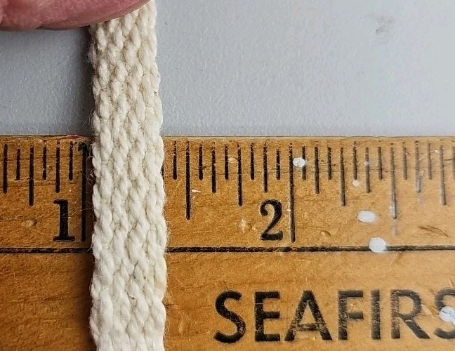Vintage flat lamp wicks 3/8″ x 6 3/4″ Bundle of 25 NOS
