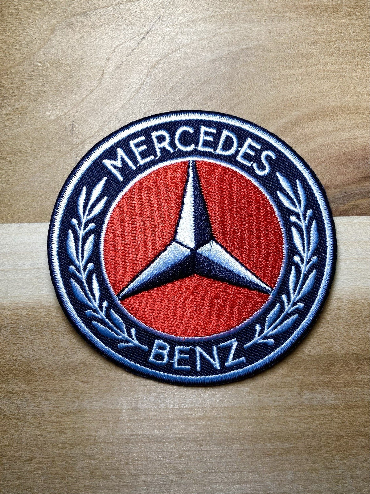 3 Inch Mercedes Benz Embroidered Iron Sew On Car Collection Racing Patch