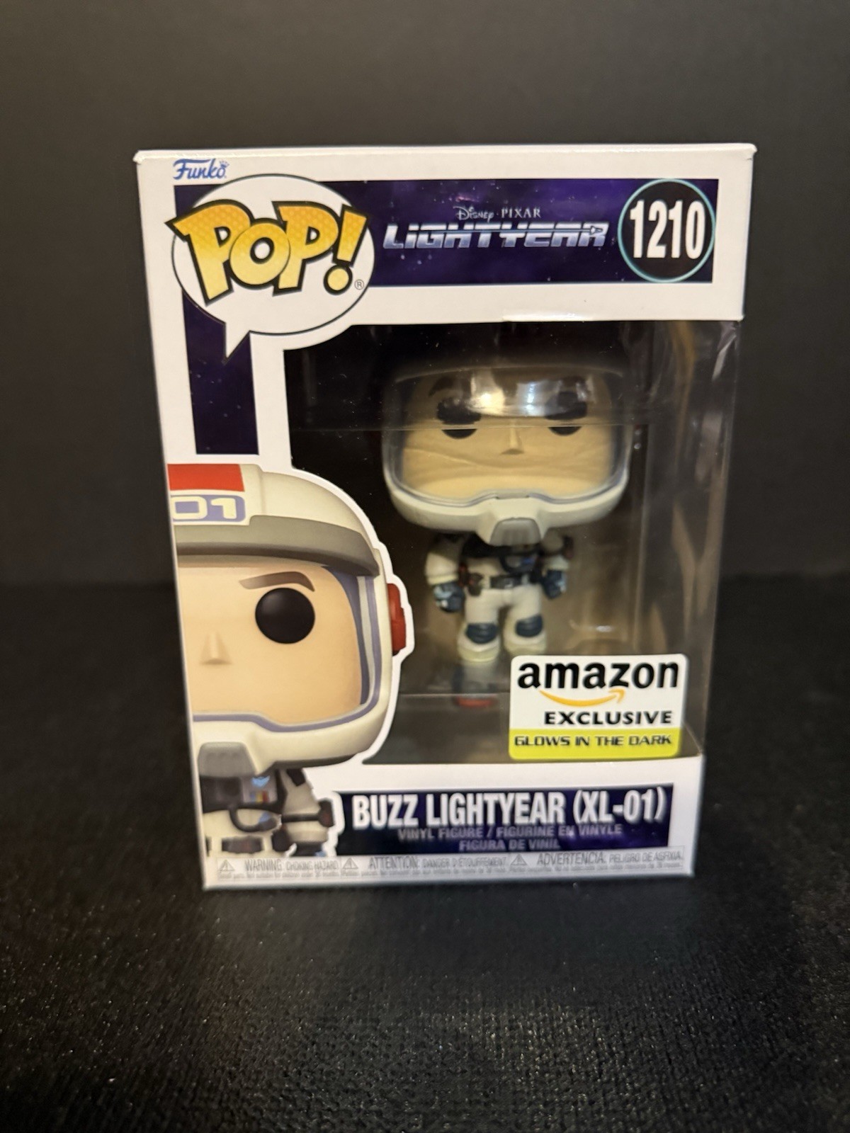 FUNKO POP ! BUZZ LIGHTYEAR XL-01 1210 AMAZON EXCLUSIVE GLOWS IN DARK R01