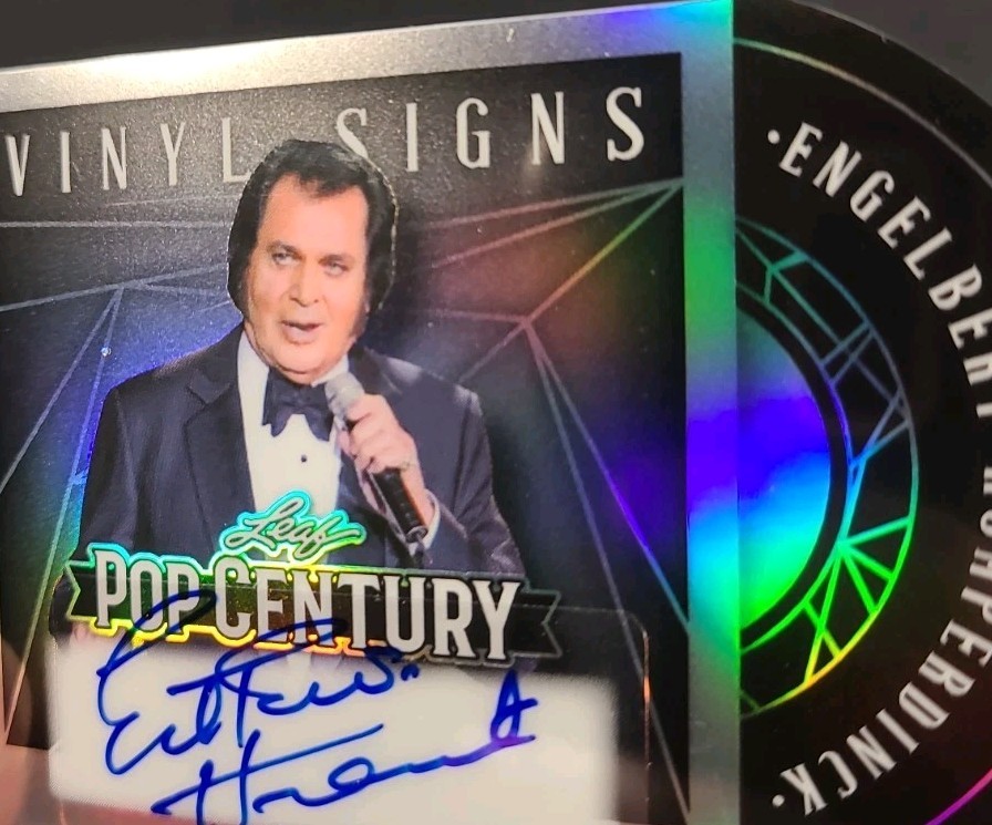 ENGELBERT HUMPERDINCK 2025 Leaf POP Century AUTO #/20 VINYL SIGNS Card #VS-EH1