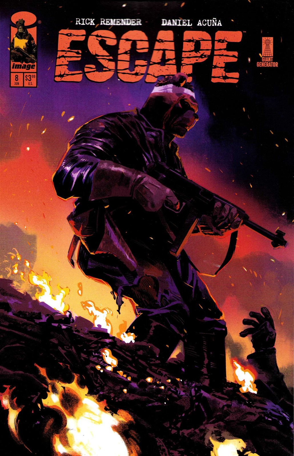 Escape (Image) #8A VF/NM; Image | Rick Remender Giant Generator – w/Bag+Board