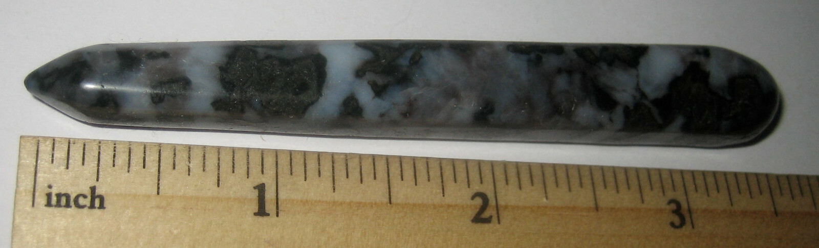 3.6″ TUMBLED POLISHED A+ MYSTIC MERLINITE STONE MINERAL WAND ~ 22.3grams *10